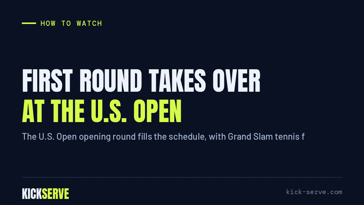 First round takes over at the U.S. Open