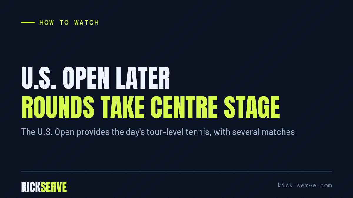 U.S. Open later rounds take centre stage