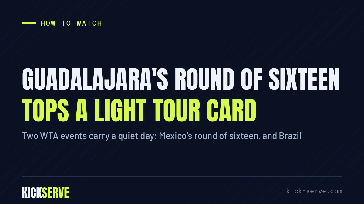 Guadalajara's round of sixteen tops a light tour card