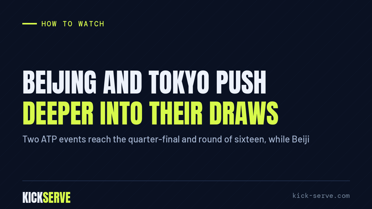 Beijing and Tokyo push deeper into their draws