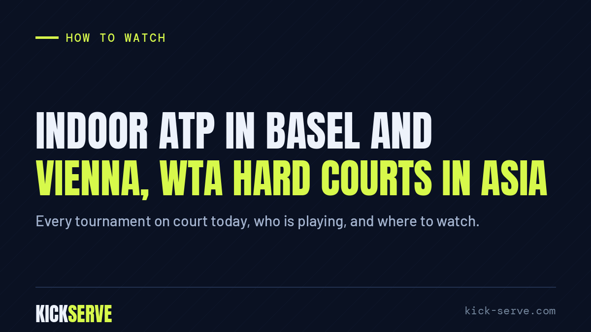 Indoor ATP in Basel and Vienna, WTA hard courts in Asia